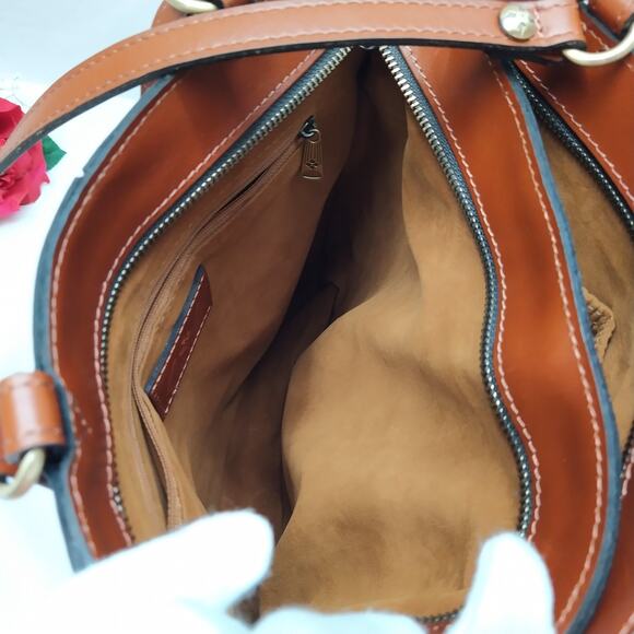 Patricia Nash Brown Leather Convertible Backpack Crossbody Bag main image 8